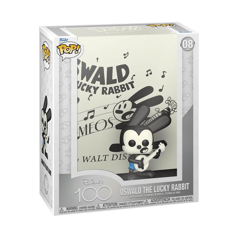 Funko Pop! Oswald the Lucky Rabbit Black White and Blue Vinyl Figure